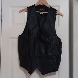 Leather vest